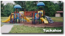 The playground at Tuckahoe State Park