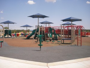 inclusive playground at Lake Hefner