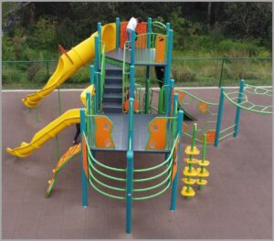 Non accessible climber with many slides